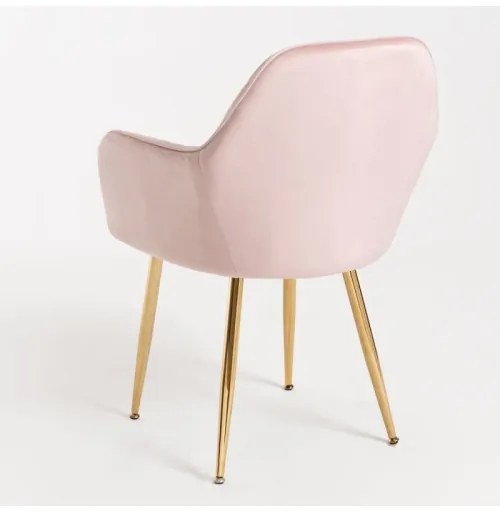 DUDECO - Cadeira Norbana Gold Rosa