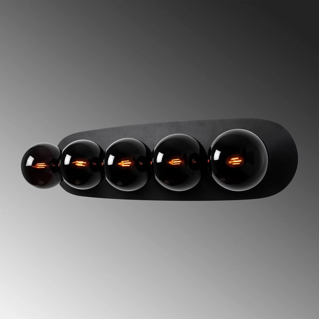 Candeeiro de Parede Well – Preto – 90 x 23 x 26 cm