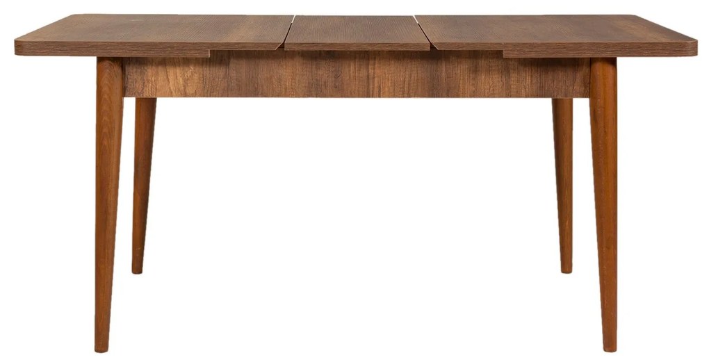 Mesa de Jantar Extensível Vina – Nogueira – 130x77x80 cm