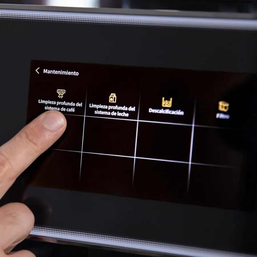Máquina de café automática compacta Cremmaet Touch OCS com 19 bares e Thermoblock