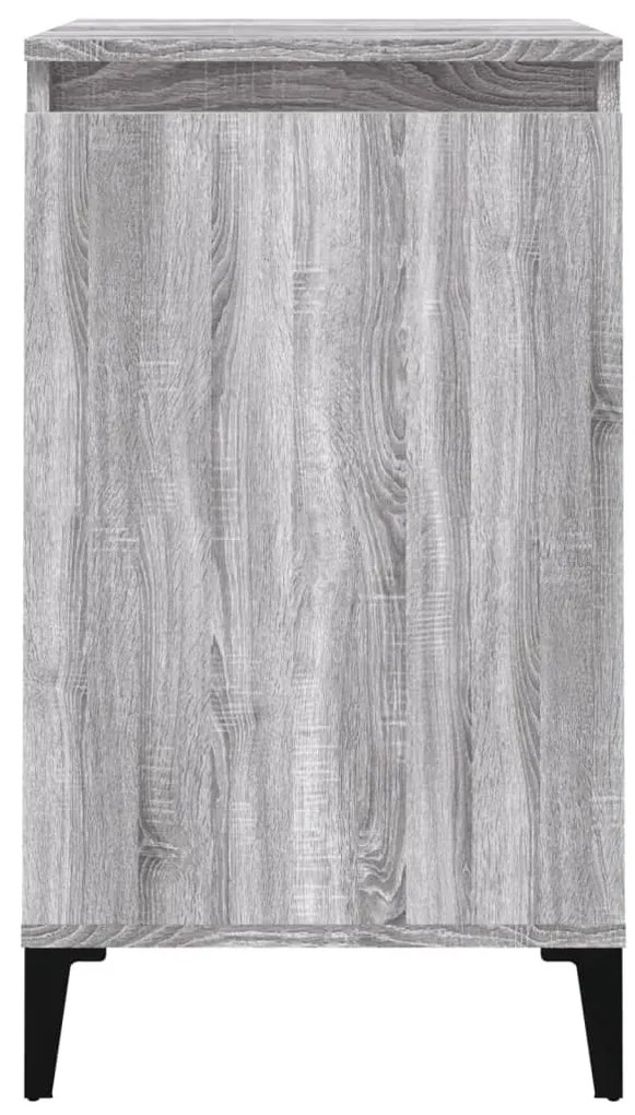 Mesas de cabeceira 2pcs 40x35x70 cm deriv. madeira cinza sonoma