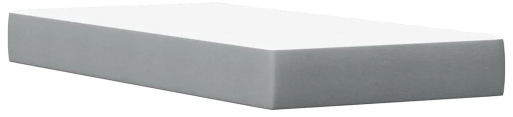 Cama com colchão 90x200 cm madeira de pinho maciça branco