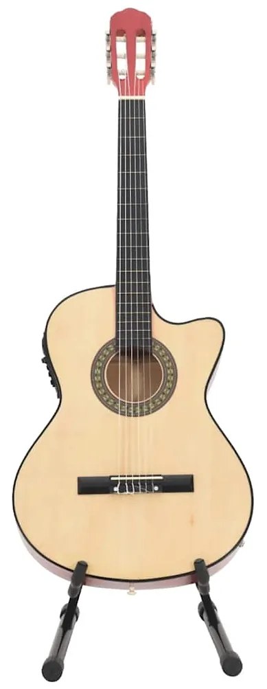 12 pcs conjunto de guitarra com equalizador e 6 cordas