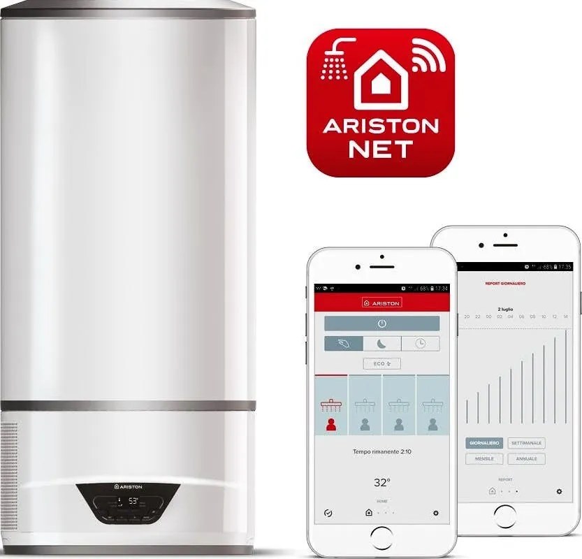 TERMOACUMULADOR ARISTON LYDOS HYBRID WIFI 80 | BIANO