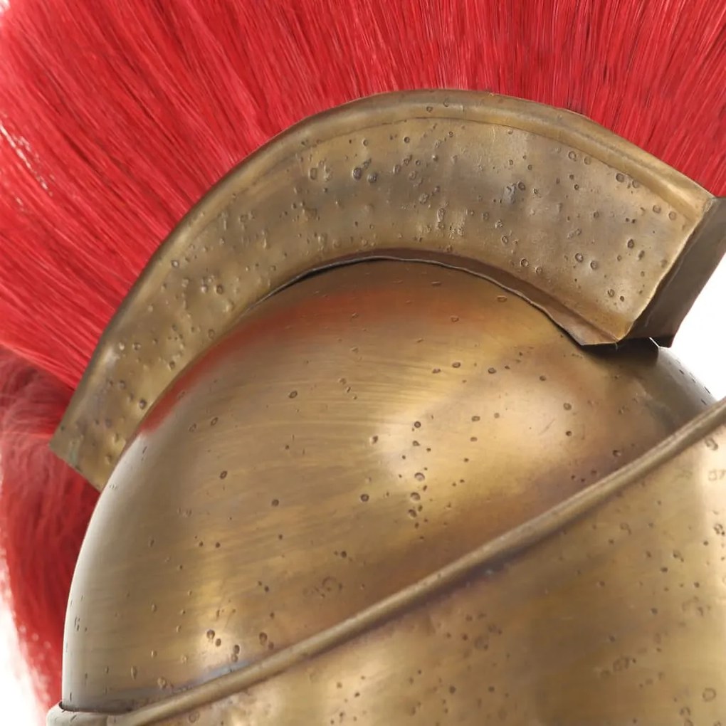 Capacete de soldado grego réplica LARP aço bronze