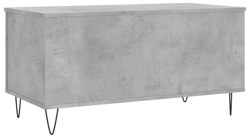 Mesa de centro 90x44,5x45 derivados de madeira cinzento cimento