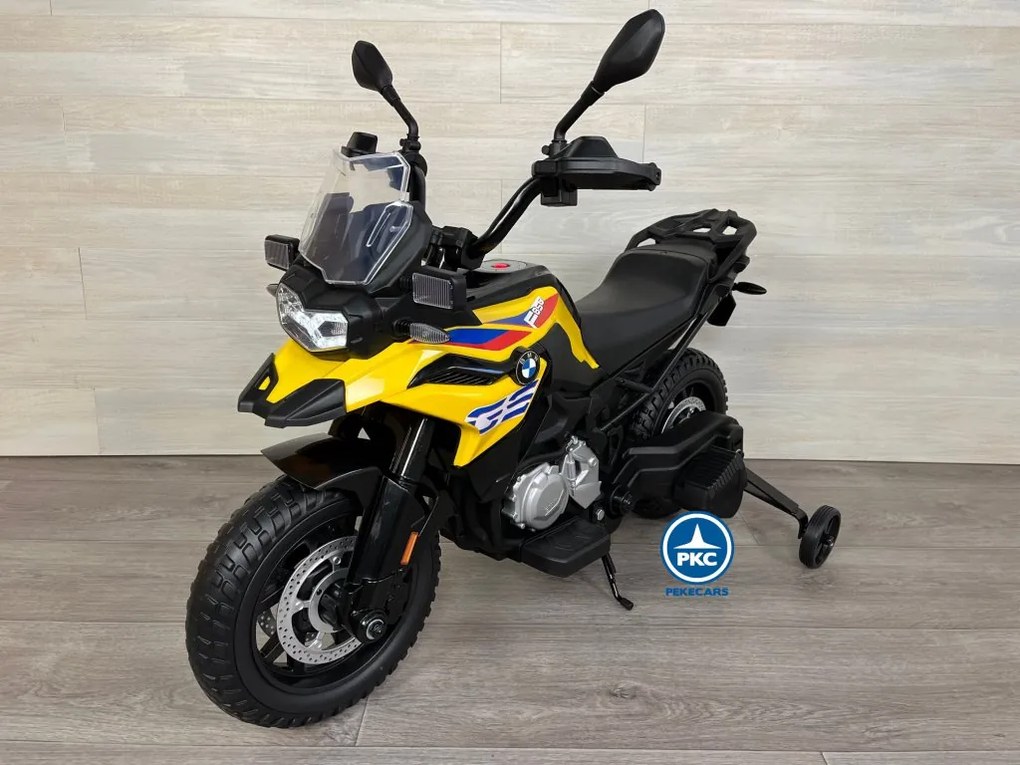 Moto criança eletrica Moto BMW F850 GS 12V Amarela