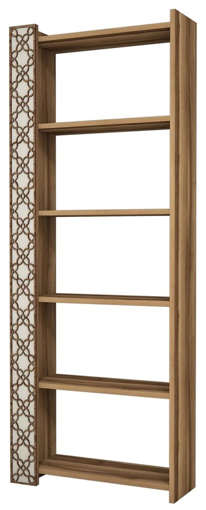 Estante City – Nogueira – 64,6 cm x 170 cm x 24,2 cm