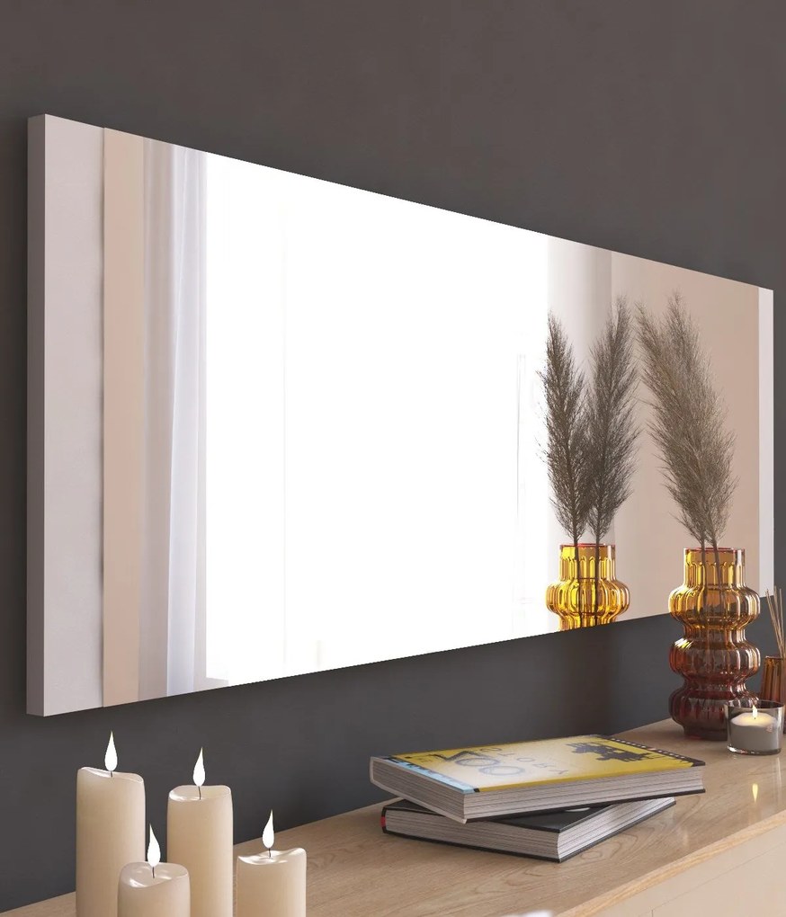 Espelho Azus – Branco – 40 cm x 120 cm x 2,2 cm