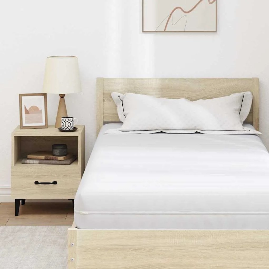 Colchões Branco 90 x 190 cm Tecido 100% poliéster