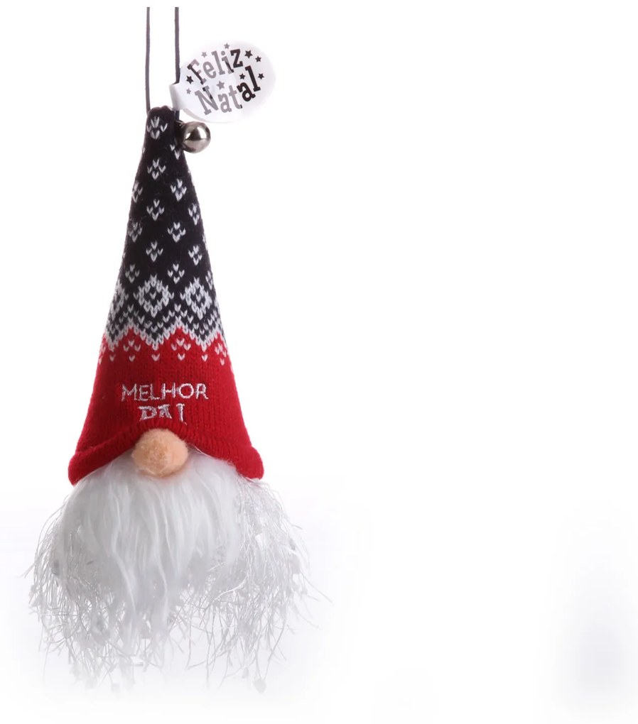 Gnomo Natal Com Led Melhor Pai