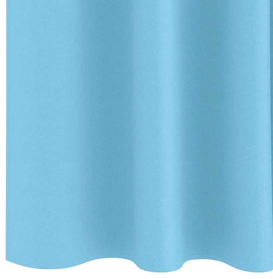Cortinas com cortinas 2 pcs Azul claro 225 x 140 cm Poliéster