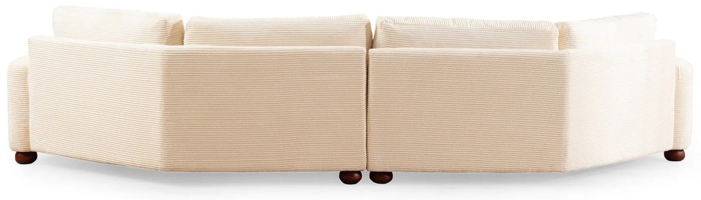 Sofá de 4 Lugares River – Bege – 330 cm x 105 cm x 90 cm