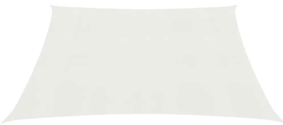 Para-sol estilo vela 160 g/m² 2,5x2,5 m PEAD branco