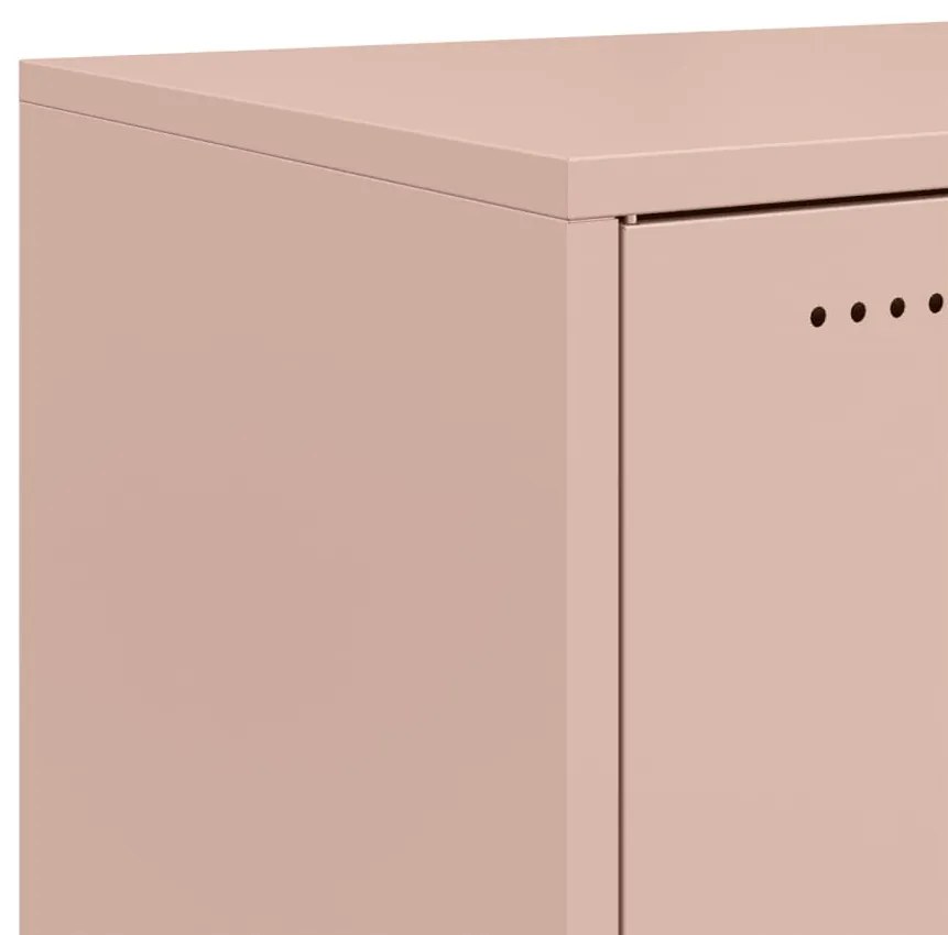 Móvel de TV 68x39x43,5 cm aço rosa