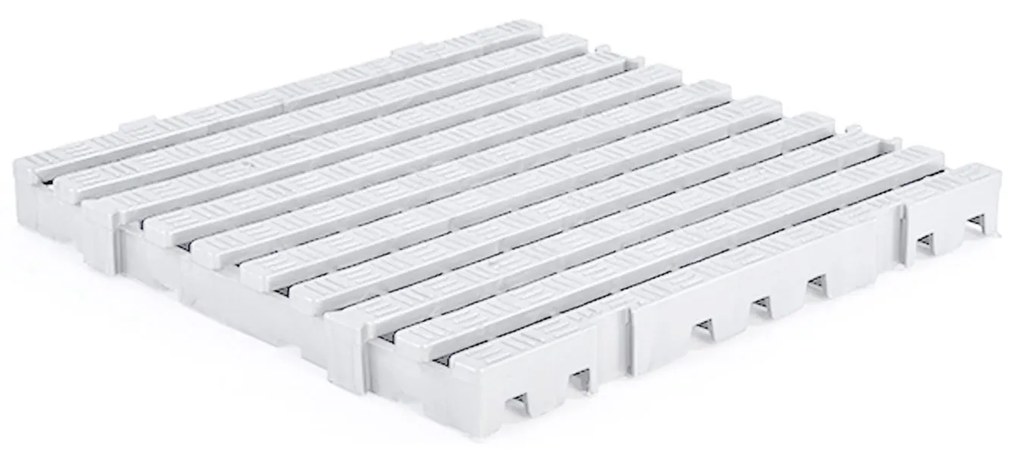 Estrado Plástico Branco 50X50X5cm