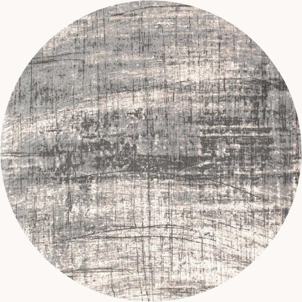 Tapete redondo lavável em jacquard para interior e exterior Griff
