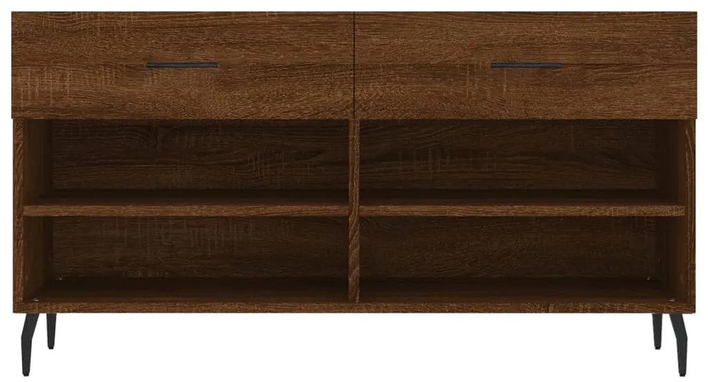 Banco sapateira 102x35x55 cm deriv. madeira carvalho castanho