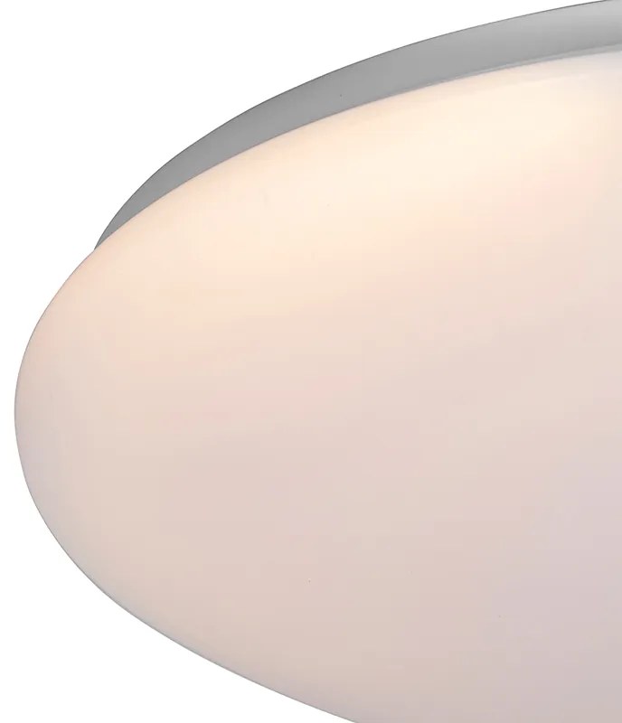 Candeeiro de teto moderno inteligente branco 38 cm com LED e RGB - Iene