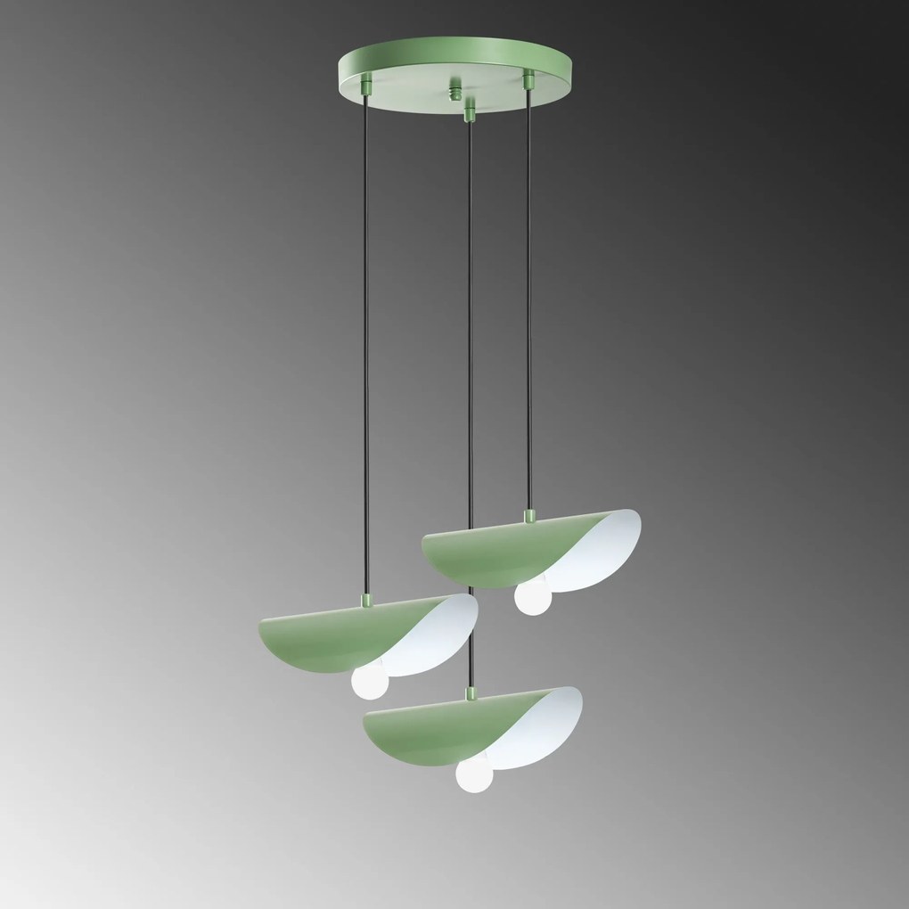 Candeeiro de Teto Eger – Menta – Diâmetro 50 cm