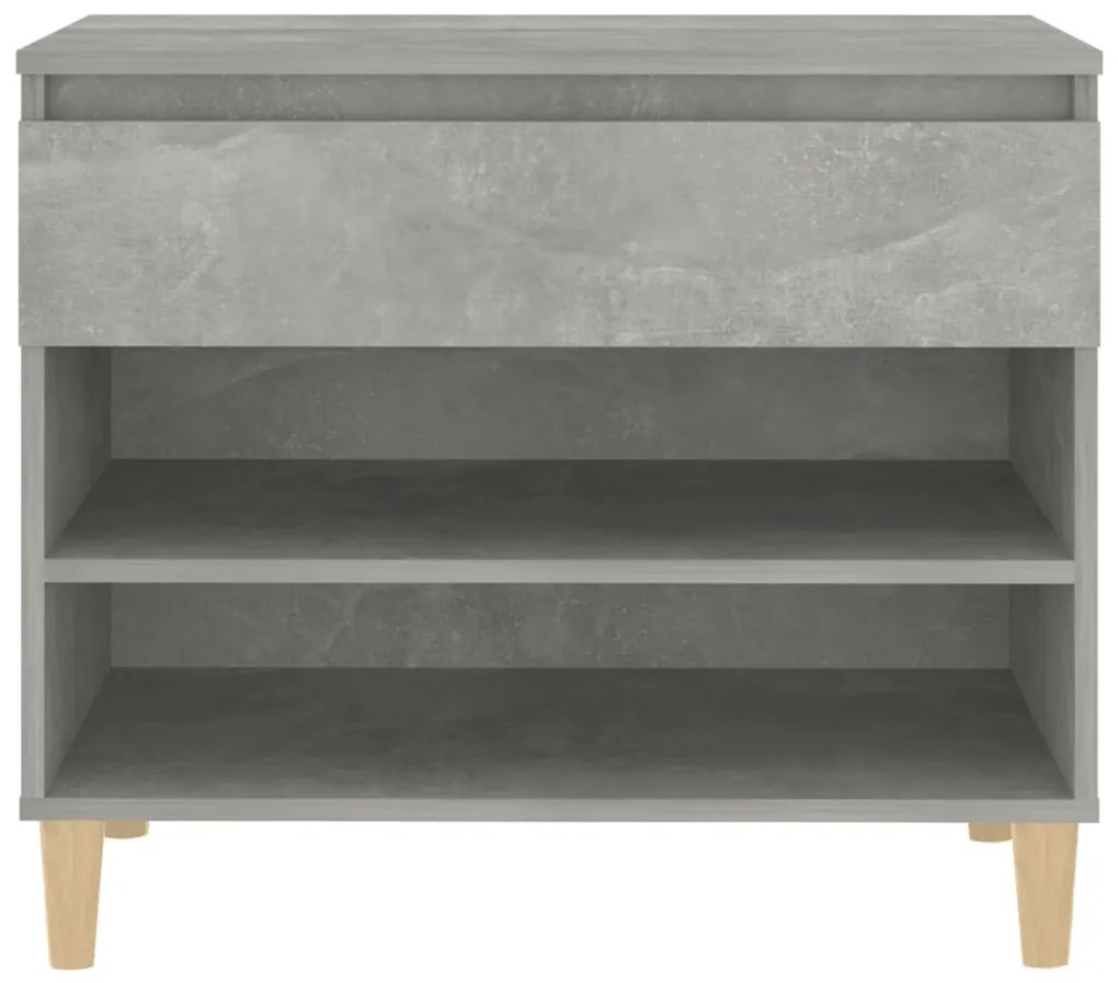 Sapateira 70x36x60 cm derivados de madeira cinzento cimento