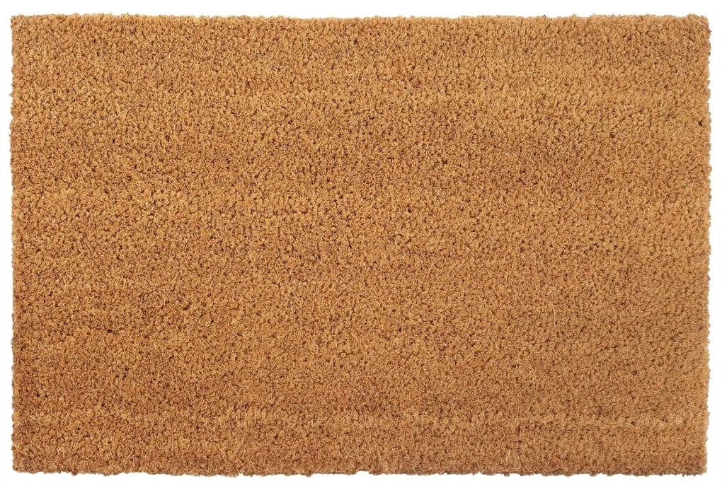 Tapetes porta 5 pcs 40x60 cm fibra de coco tufada natural