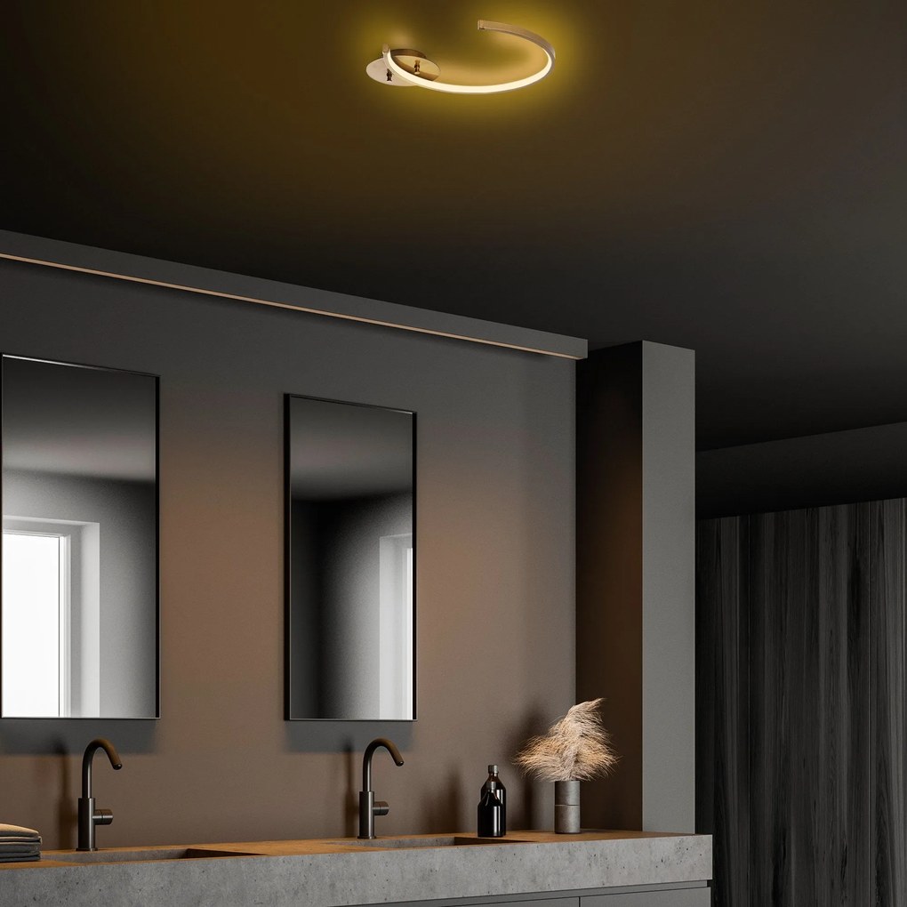 Chandelier Moon – Dourado – 46 cm x 6 cm x 33 cm