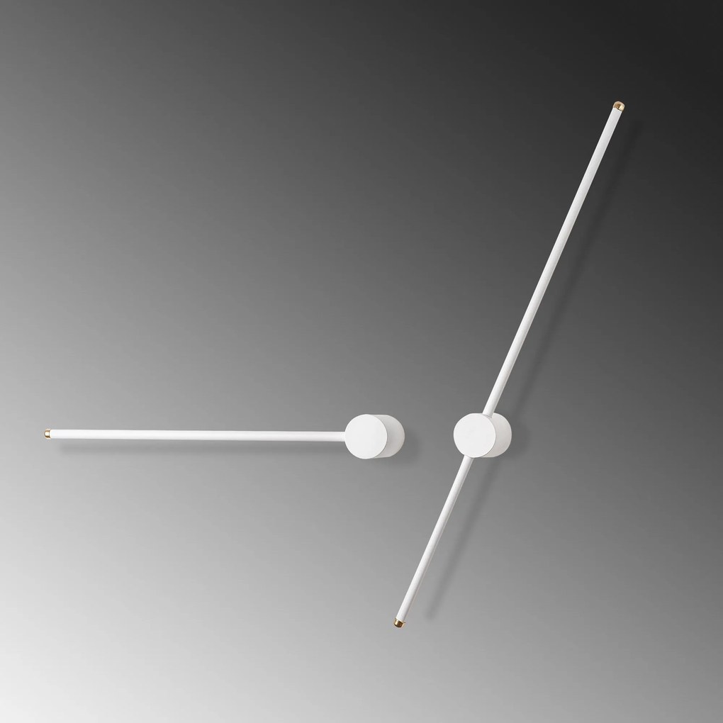 Lâmpada de Parede Sword - Dourada - 91cm x 10cm x 7cm / 62cm x 10cm x