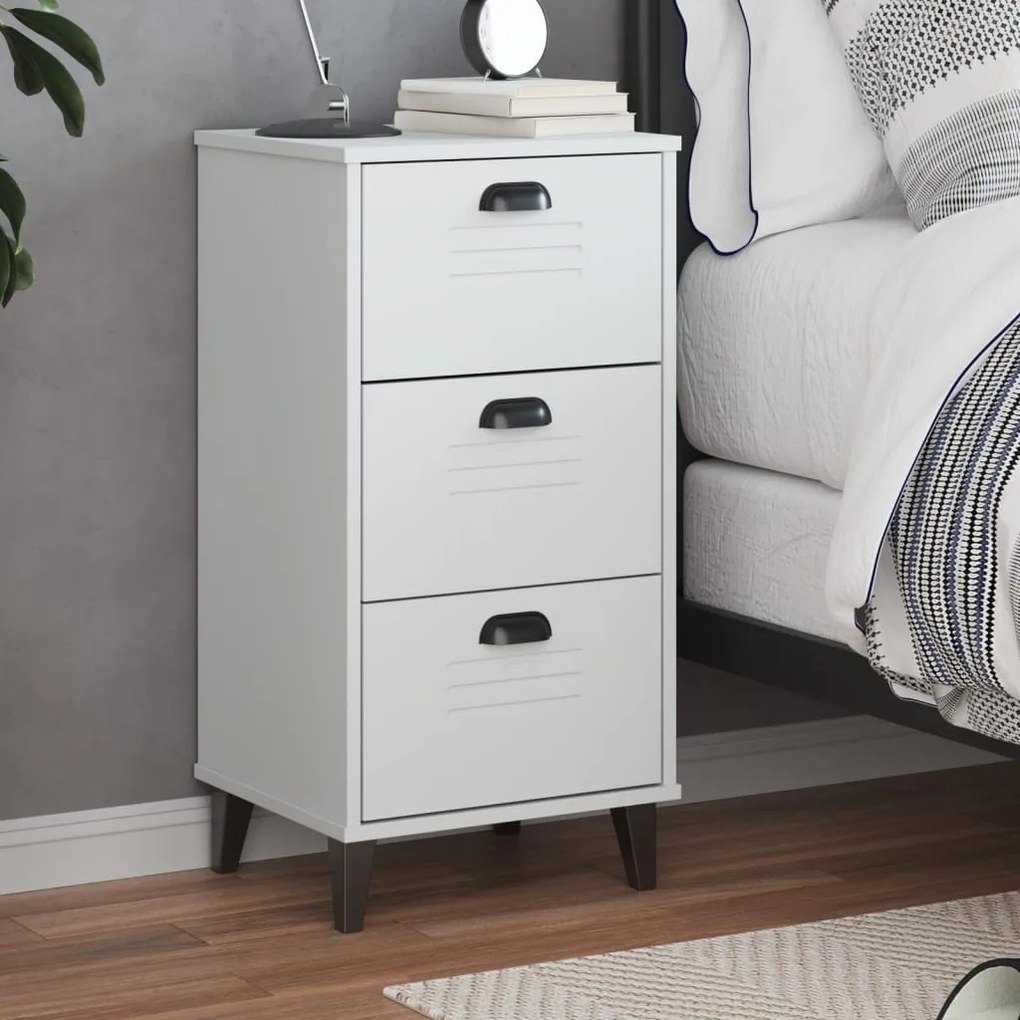 Mesa de cabeceira VIKEN derivados de madeira branco