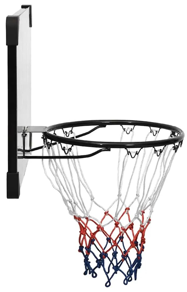 Tabela de basquetebol 71x45x2,5 cm policarbonato transparente