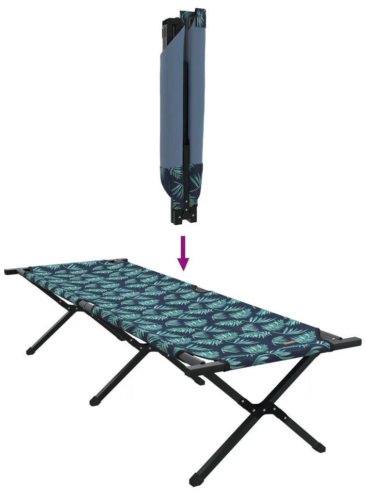Cama de Sol Dobrável com Bolsa de Transporte Padrão de Folha 600D Fabr