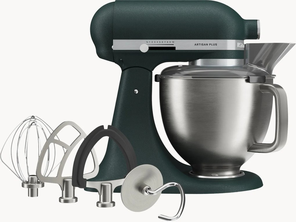 Batedeira com cabeça inclinável e acessórios Artisan Plus, 4,7 L, conjunto de 7