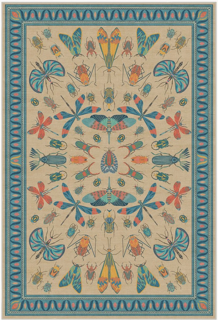 Tapete lavável em chenille Flutterby by Iris Apfel