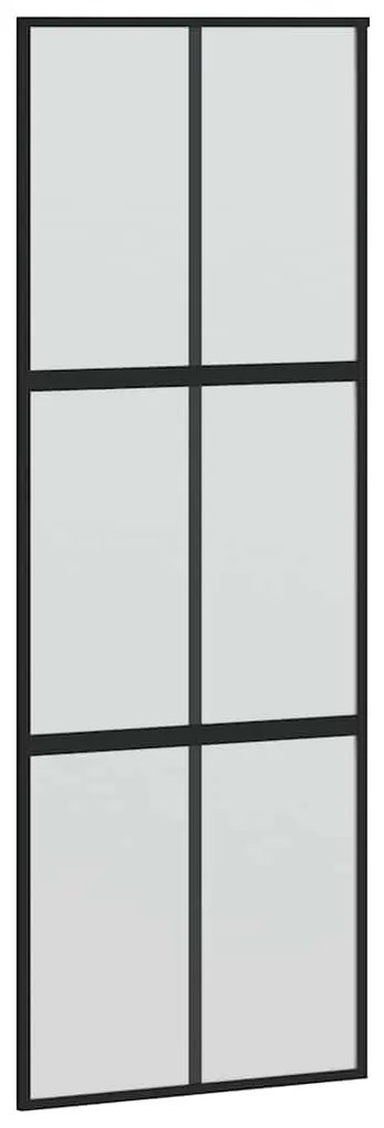 Porta deslizante c/ conj. ferragens vidro temperado/alumínio