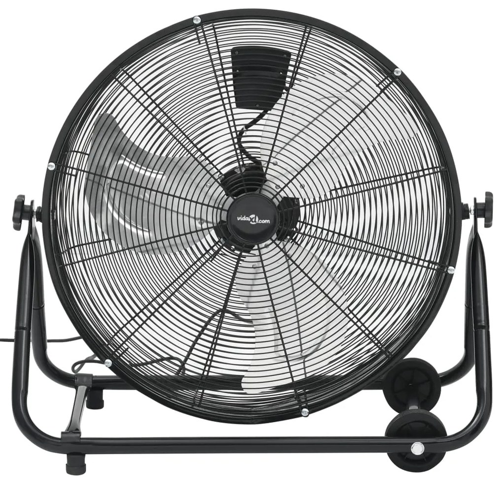 Ventoinha de tambor industrial 60 cm 172,5 W preto