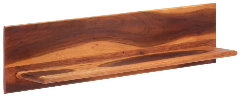 Prateleiras parede 2 pcs 112x20x26 cm madeira de acácia maciça