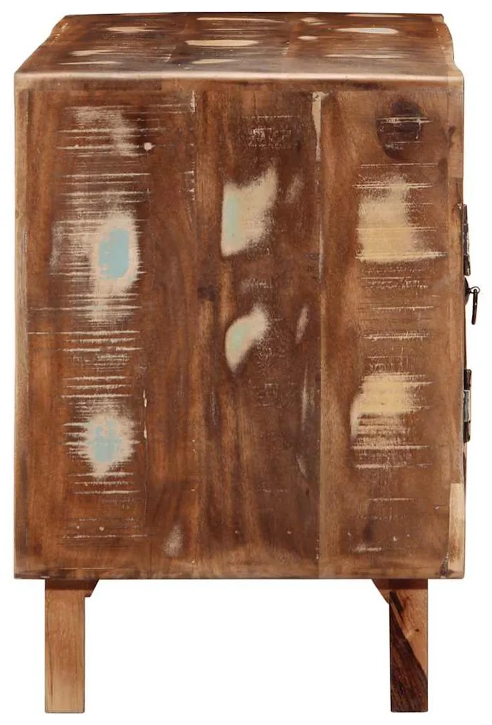 Móvel de TV 105x46x32 cm madeira recuperada maciça