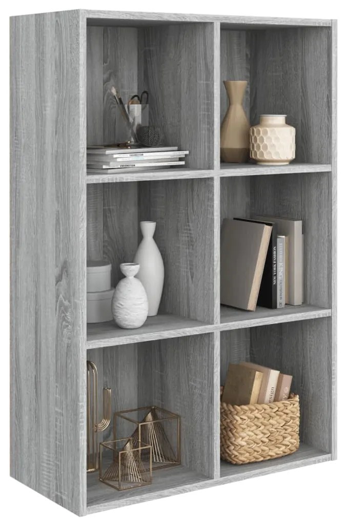 Estante/aparador 66x30x98 cm derivados madeira cinzento sonoma