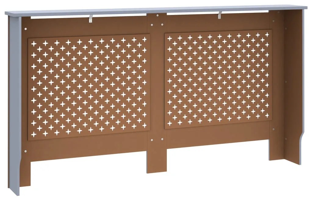 Cobertura de radiador 152x19x81,5 cm MDF antracite