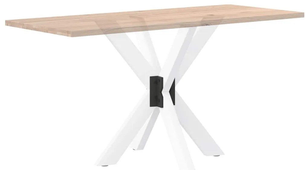 Pé de mesa de jantar em formato de aranha, branco, 85x85x(72-73) cm, a