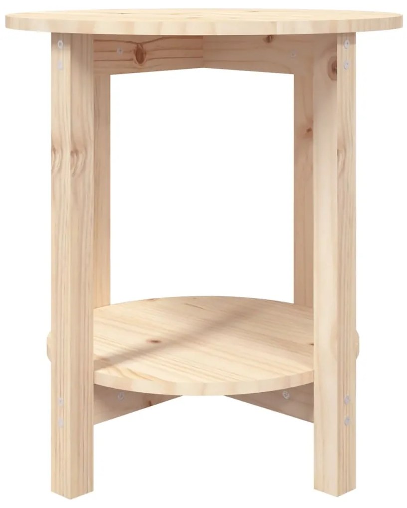 Mesa de centro Ø 55x60 cm madeira de pinho maciça