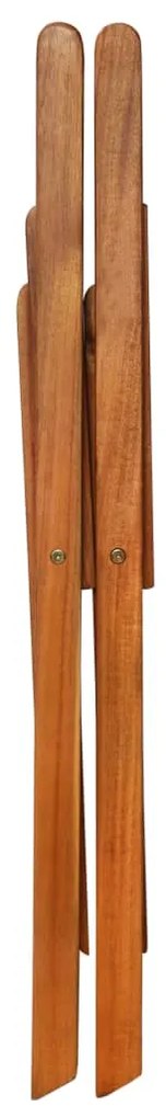 Cadeiras bistrô de exterior 2 pcs madeira de acácia maciça