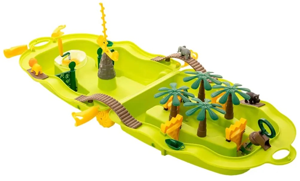 94211 vidaXL Carrinho de brincar na água selva 51x21,5x66,5cm polipropileno