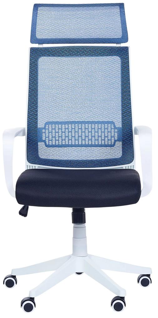 Cadeira de escritório azul LEADER Beliani