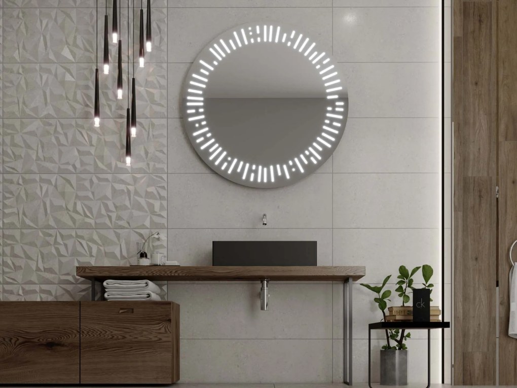 Espelho Redondo LED C6 premium 70x70
