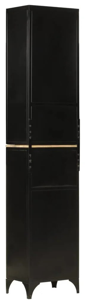 Armário p/ casa de banho 40x27x180 cm ferro e mangueira maciça