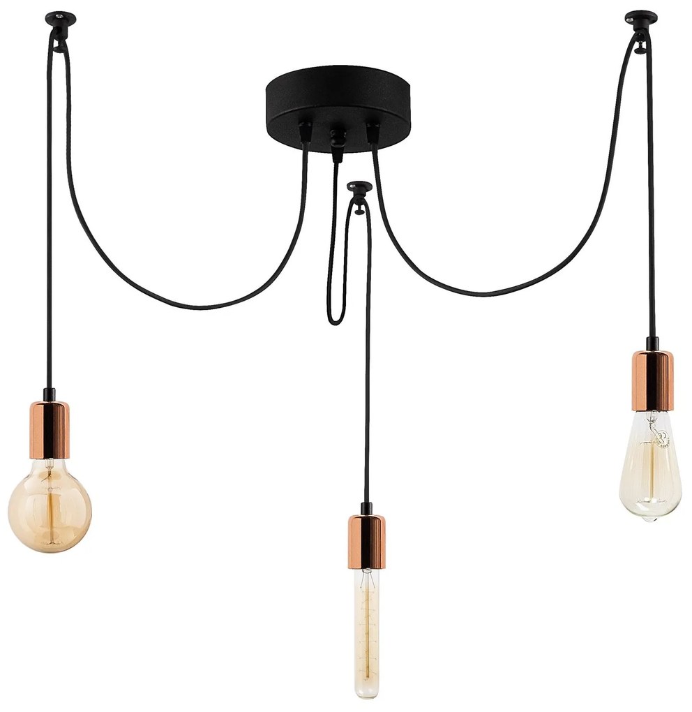 Candeeiro de Teto Kabluni – Cobre – 96 x 96 cm