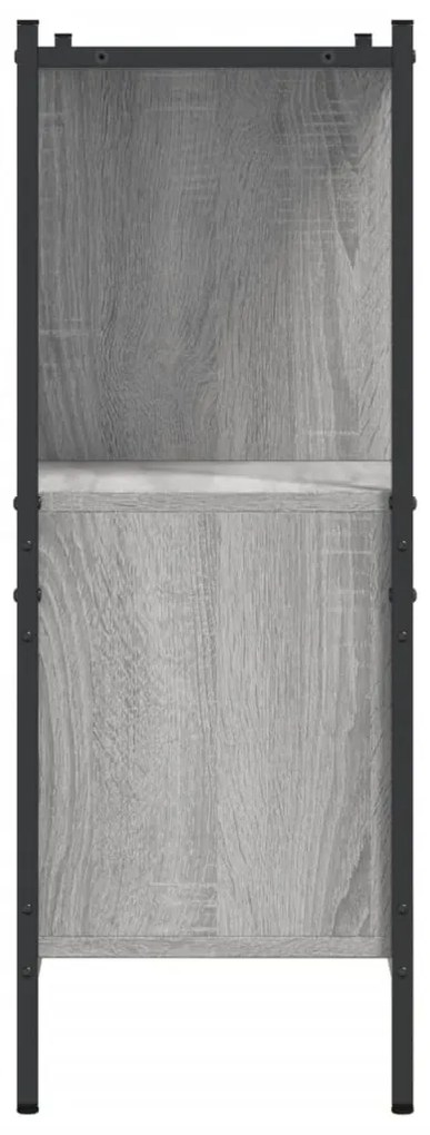 Estante 102x28x77,5 cm derivados de madeira cinzento sonoma