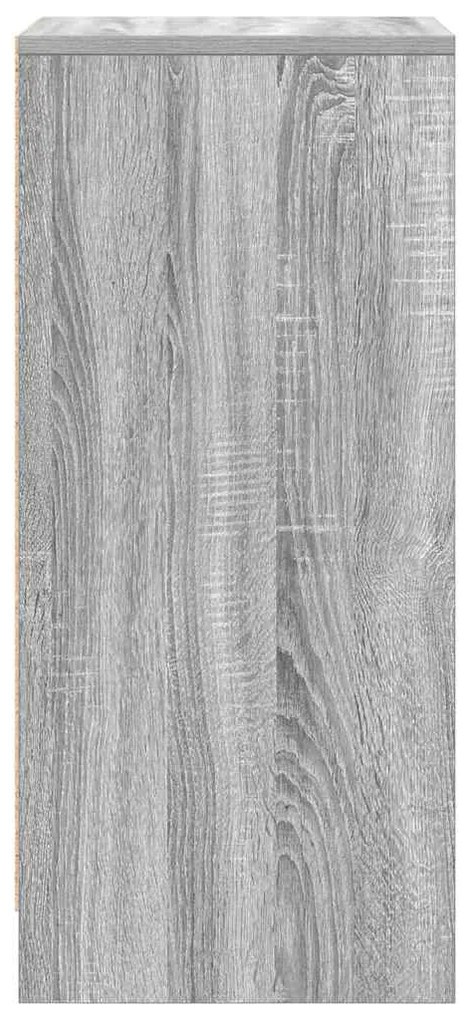 Sapateira 29,5x34x76 cm derivados de madeira cinzento sonoma