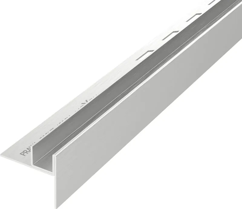 Mexen Line-B guia de declive para vidro 120 cm direita, inox - 181004120R